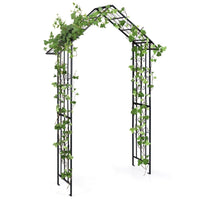 Rosenbogen Metall Rankhilfe Gartenbogen Torbogen Schwarz