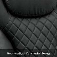 Moderner Relaxsessel mit Hocker drehbar & verstellbar