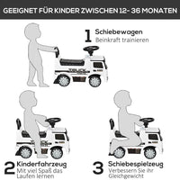 Mercedes Kinder Rutschauto 3in1 mit Schiebefunktion