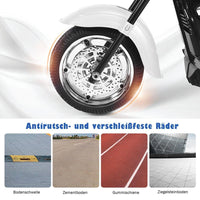 Elektrisches Kinder-Motorrad Dreirad Weiß