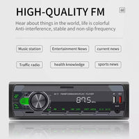 1 DIN Bluetooth Autoradio