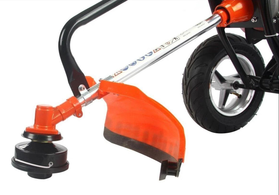 Mobile Gartensense mit Fahrwagen 5,2 PS Benzin Freischneider