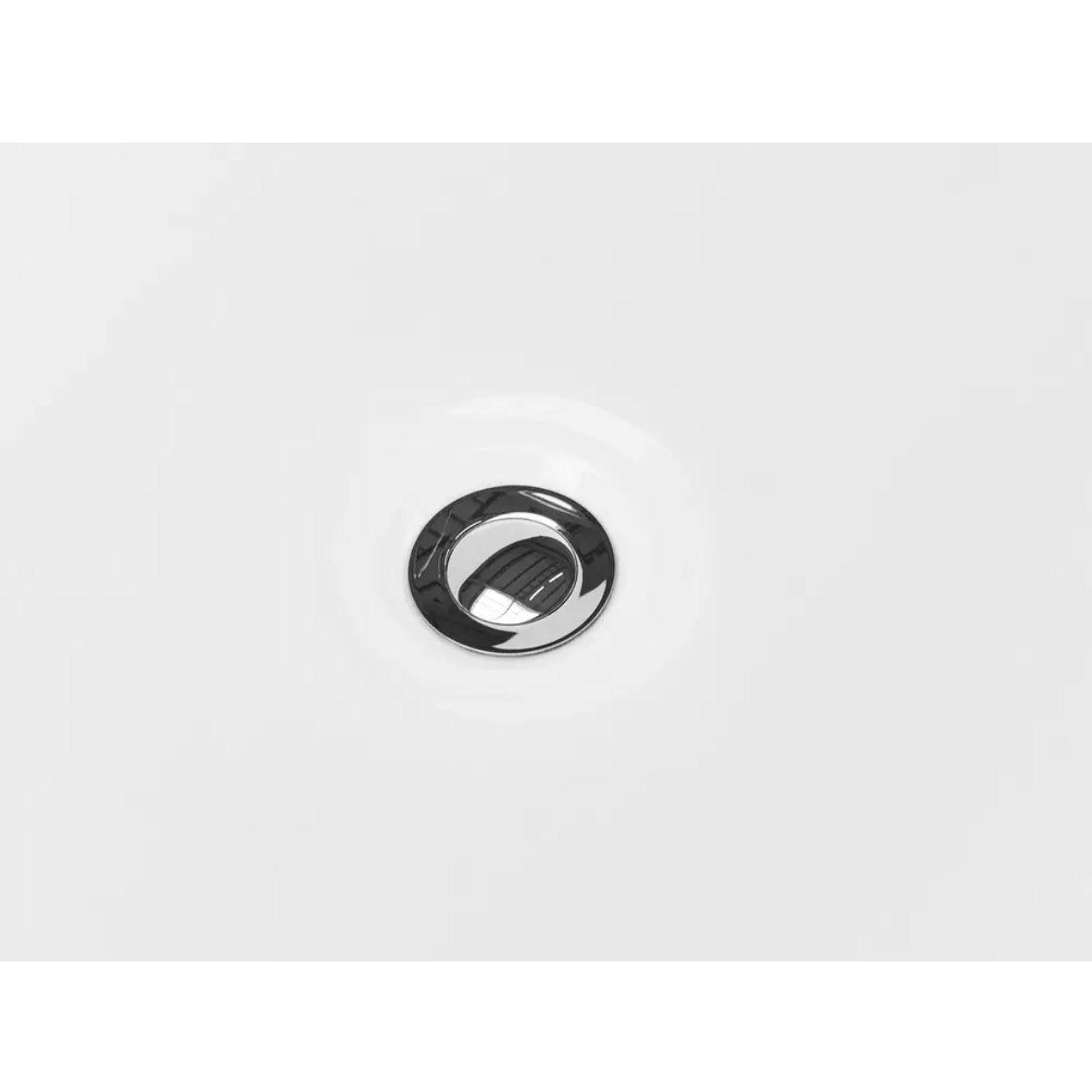 Freistehende Badewanne 170cm Oval Acryl Diamantmuster 289L