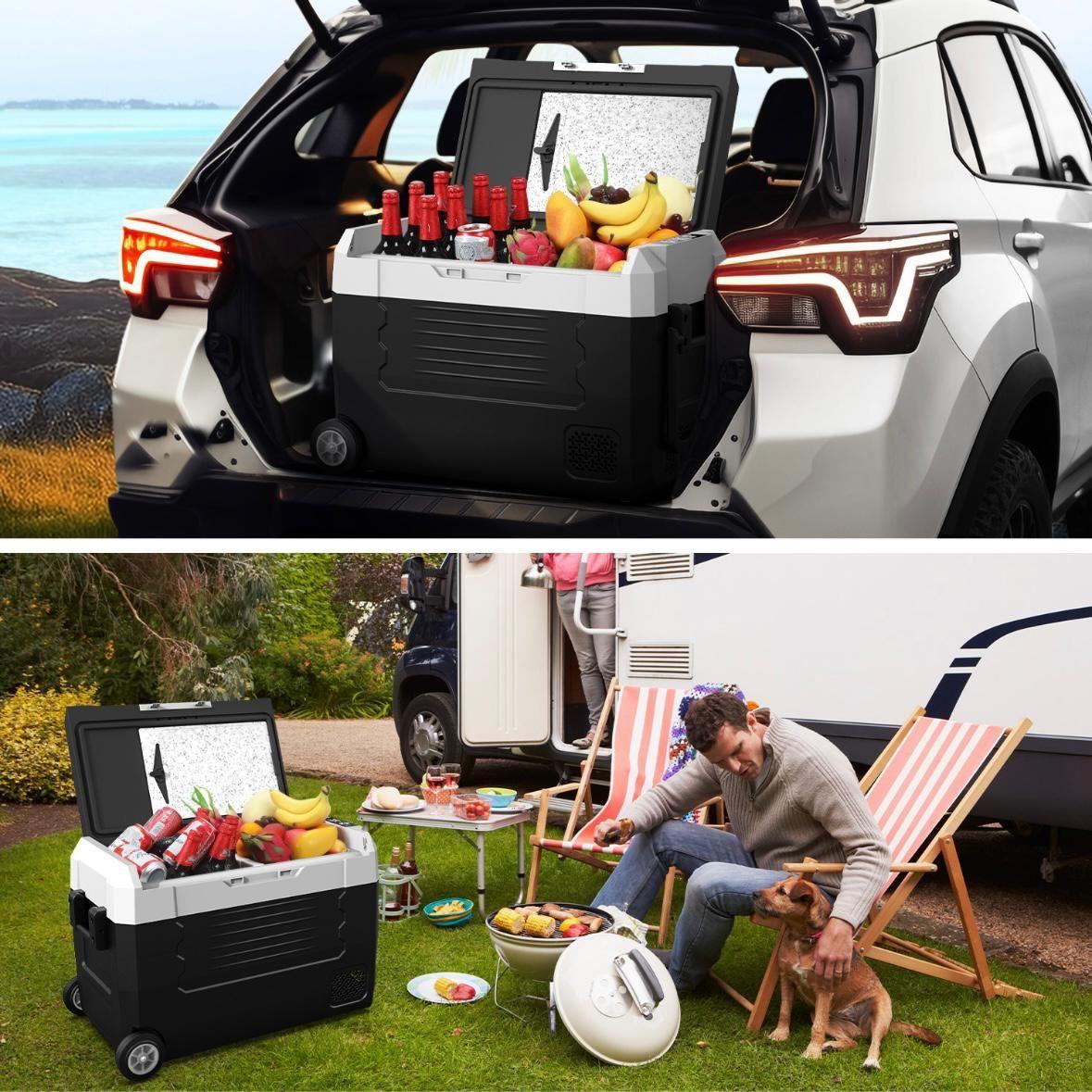 Kompressor-Kühlbox 55L Dual-Zone mit App-Steuerung