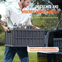 3x Faltbare Aufbewahrungsbox 65L robust & platzsparend