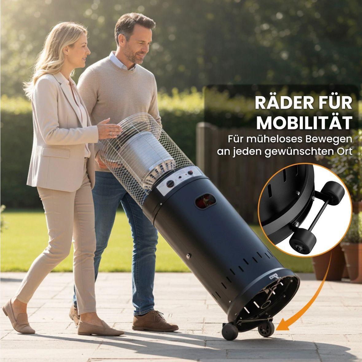 Gas Terrassenheizer 13 kW Heizstrahler Gartenheizung