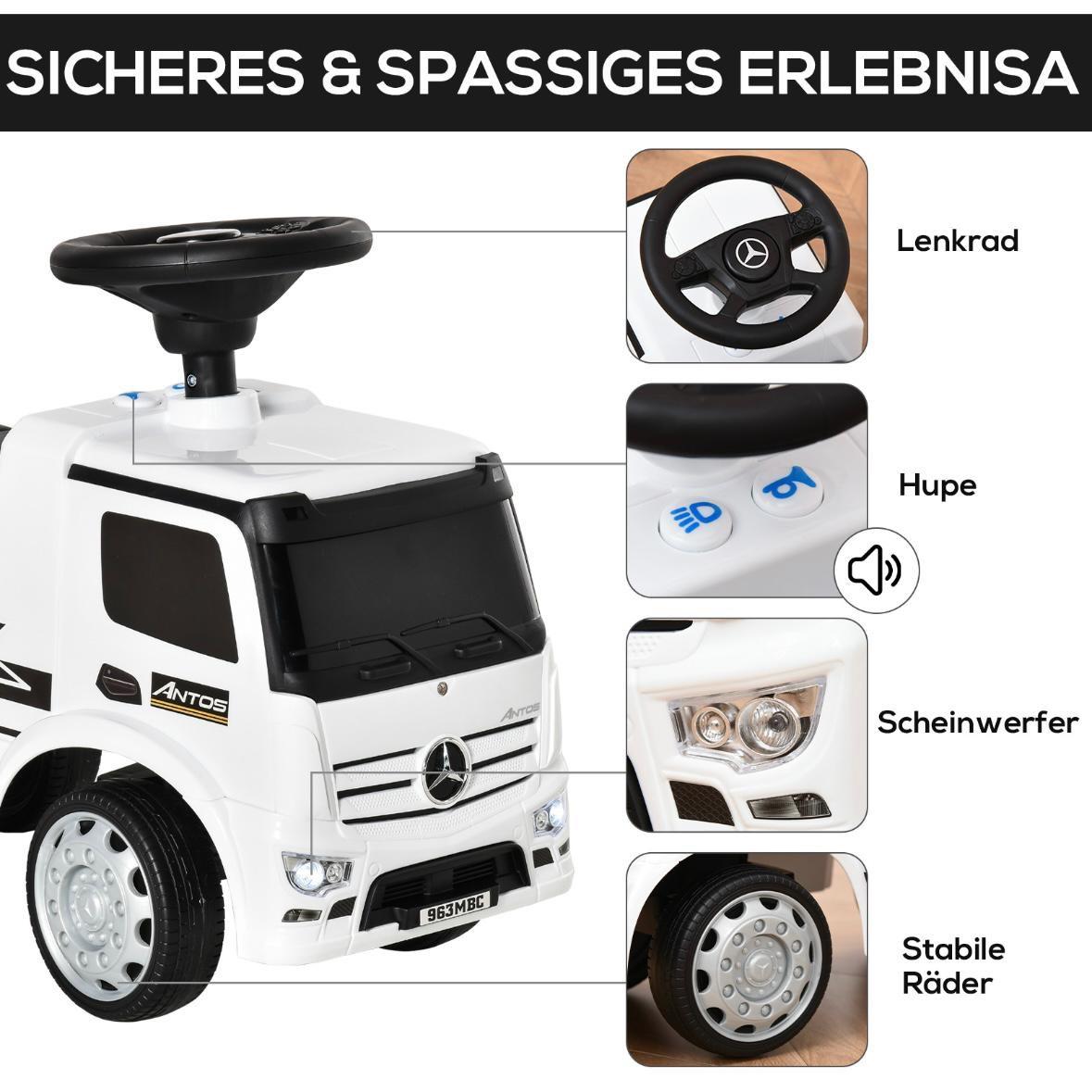 Mercedes-Benz Kinder Rutschauto 3in1 mit Schiebefunktion