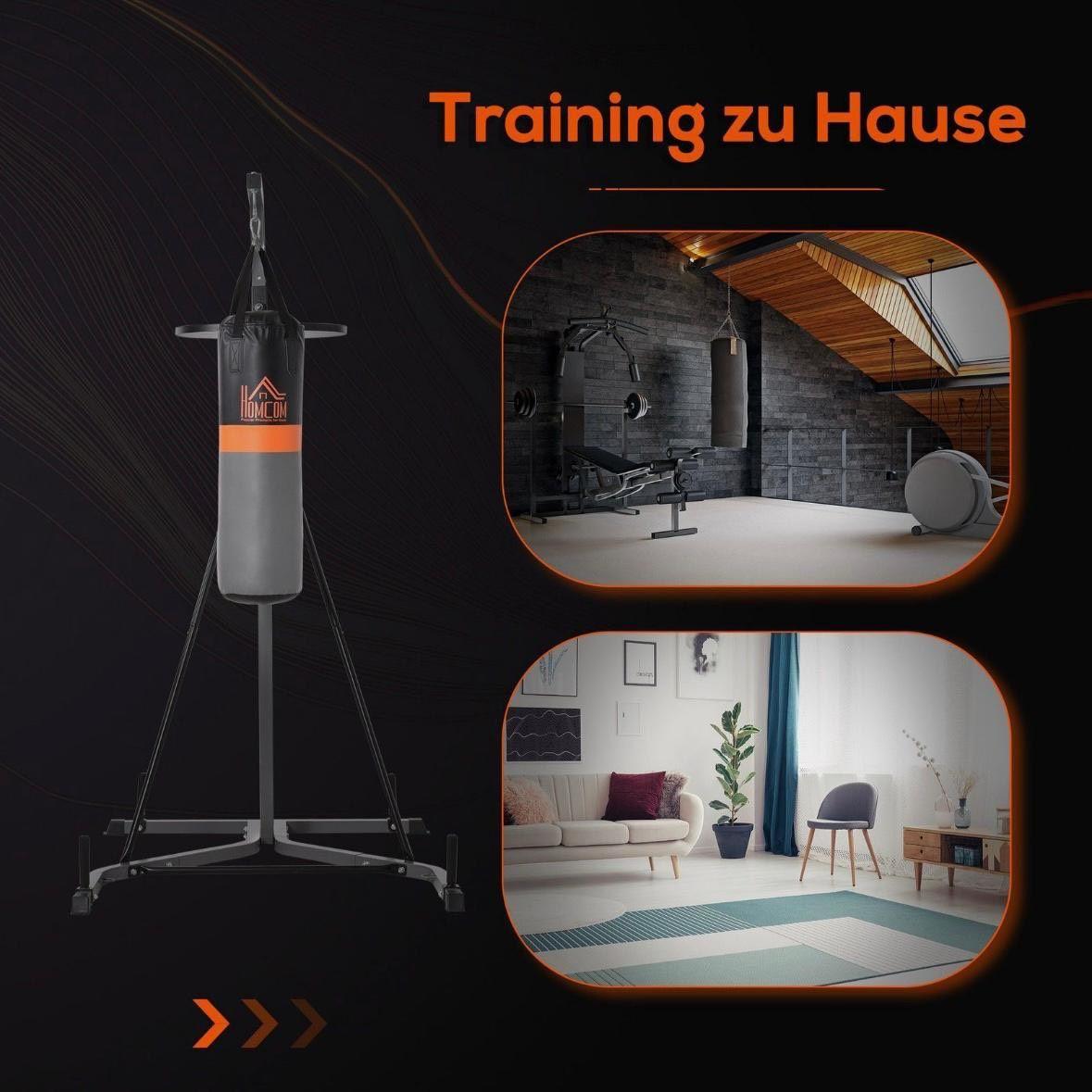 2in1 Boxständer mit Boxsack & Punchingball