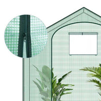 Foliengewächshaus 200×80×200cm Garten Gewächshaus
