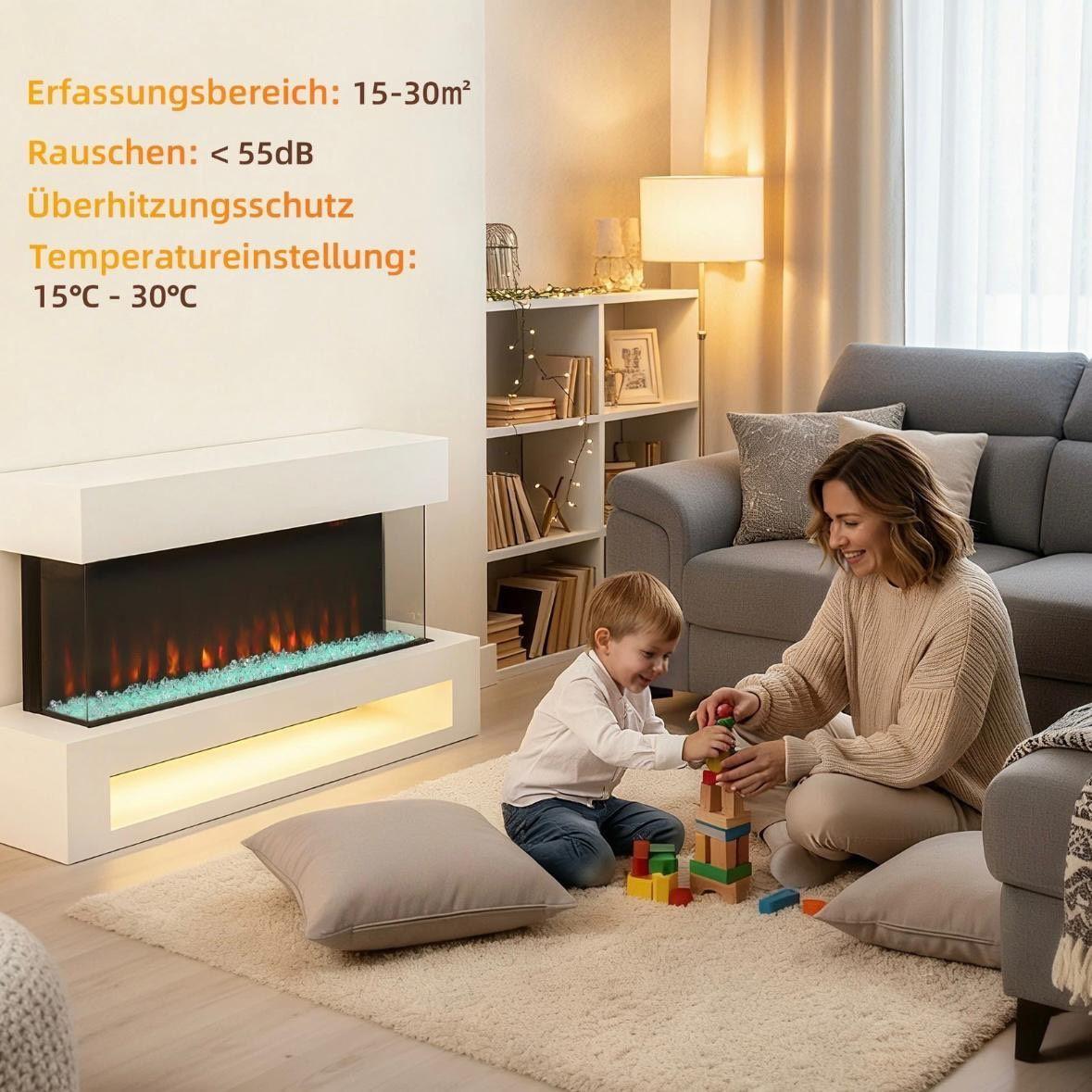 Elektrokamin 2000W LED