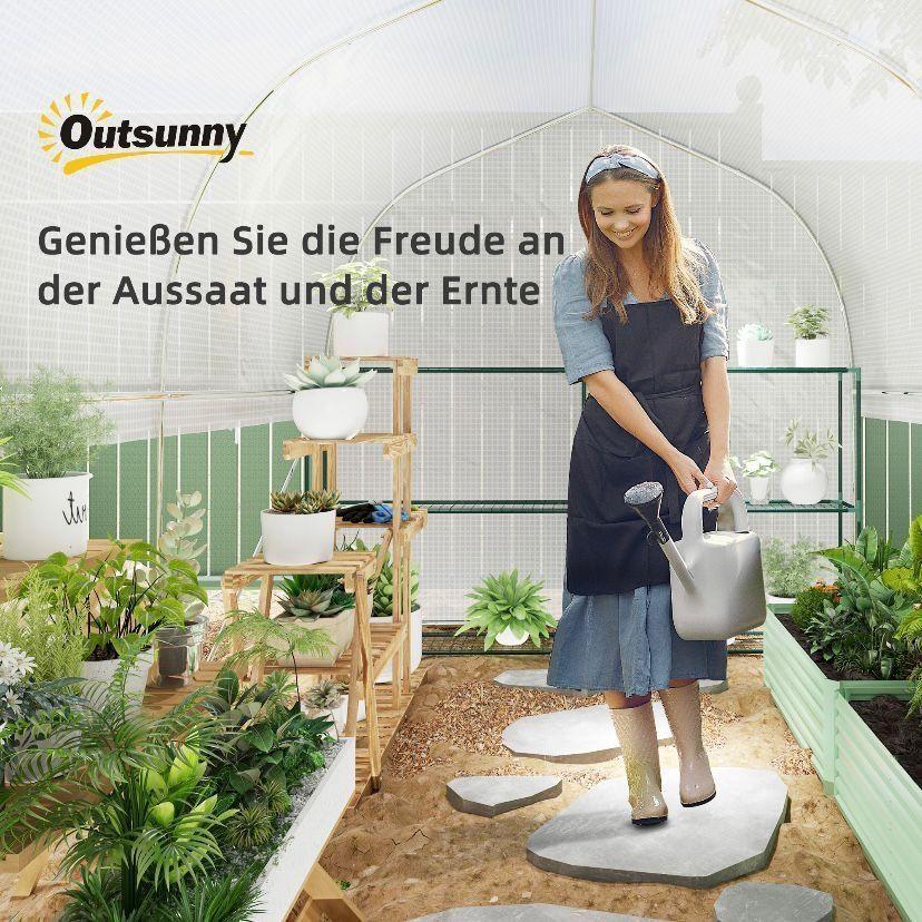 Foliengewächshaus 3×2×2 m Garten Gewächshaus