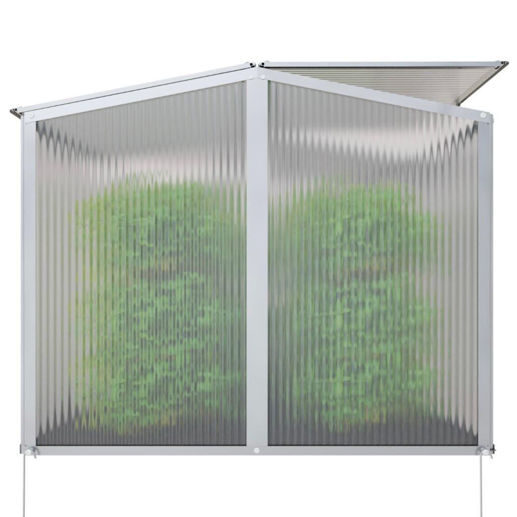 Mini Gewächshaus Frühbeet Aluminium Polycarbonat Balkon Garten