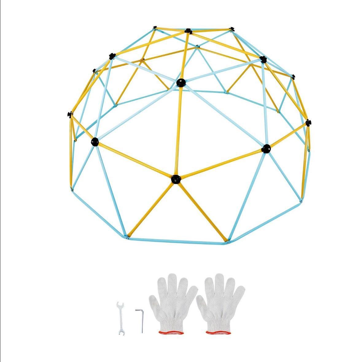 Geometrische Kletterkuppel Ø3m Klettergerüst für Kinder