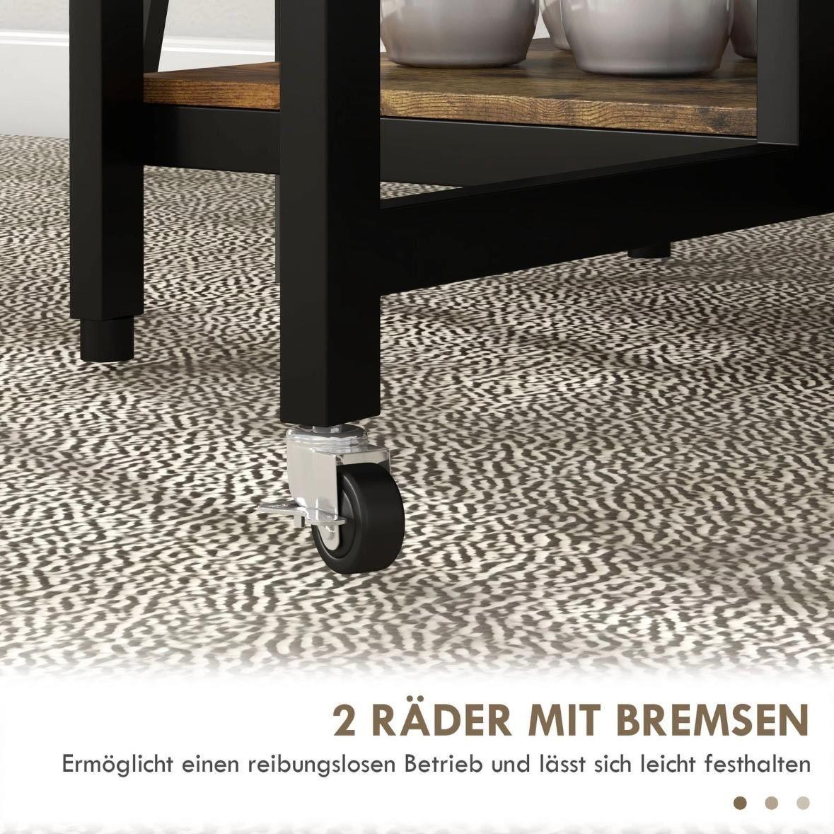 Klapptisch ausziehbar mit Regal