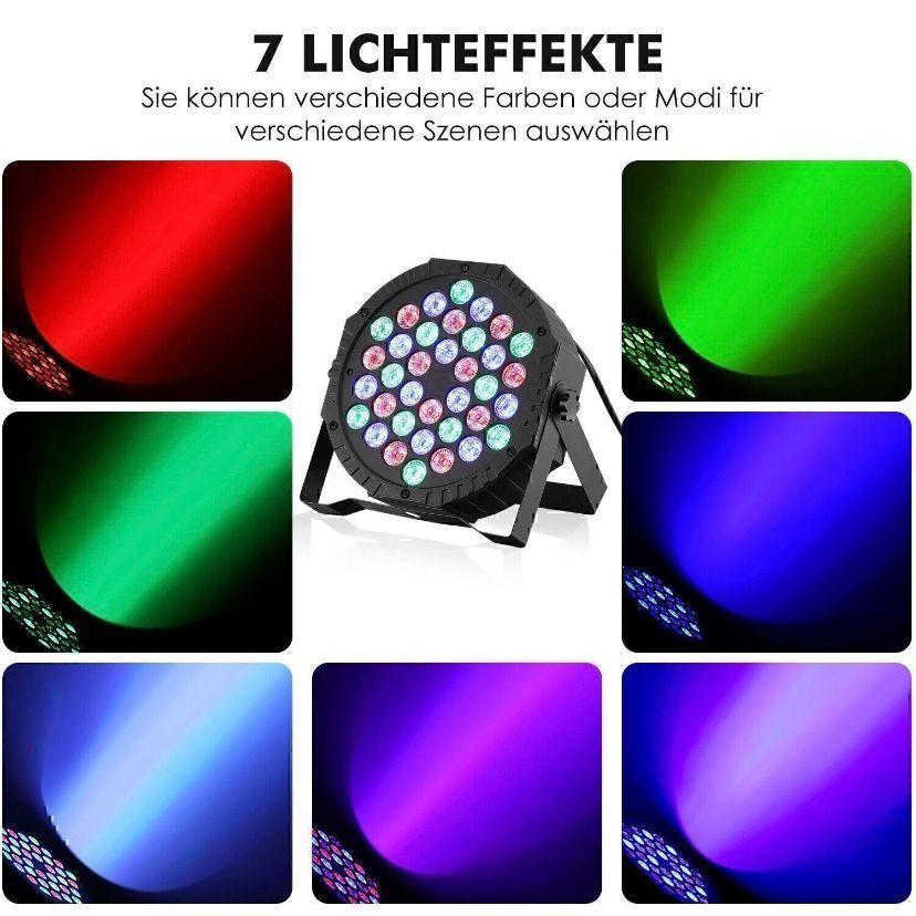4x RGB LED Par-Lichter Bühnenbeleuchtung