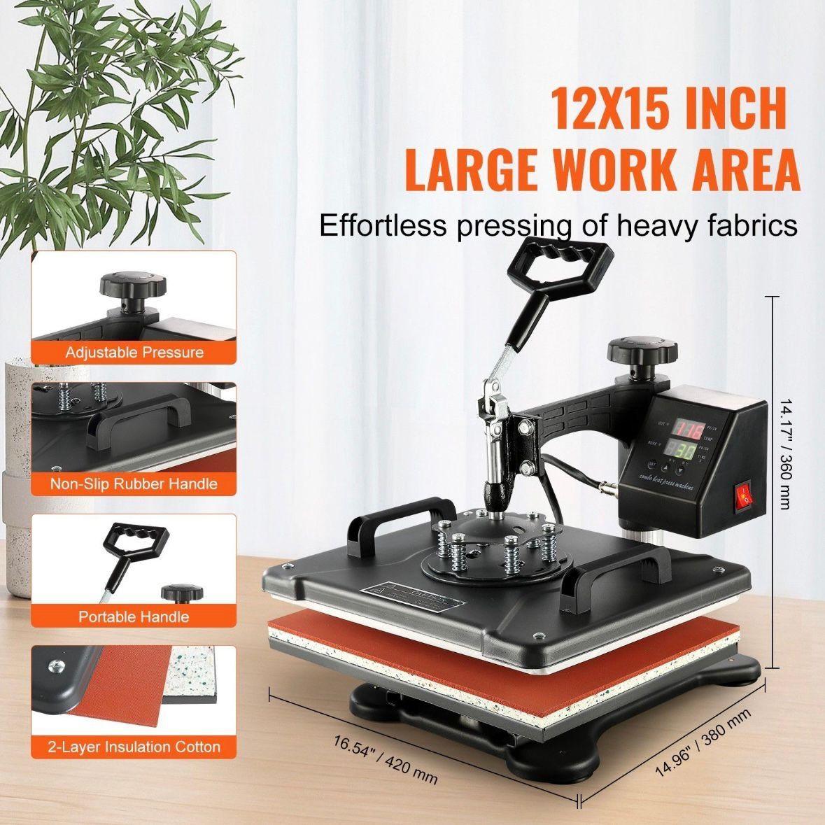 8in1 Transferpresse Textil-, Tassen- & Multifunktionspresse