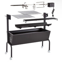 Spanferkelgrill Lammgrill mit Drehspieß Grill Spanferkel