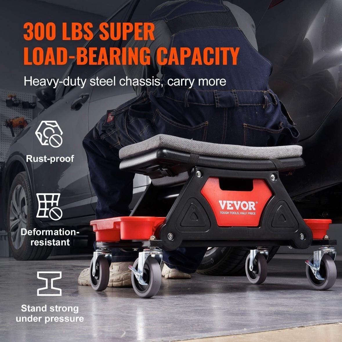 Werkstatthocker rollbar 360° drehbar