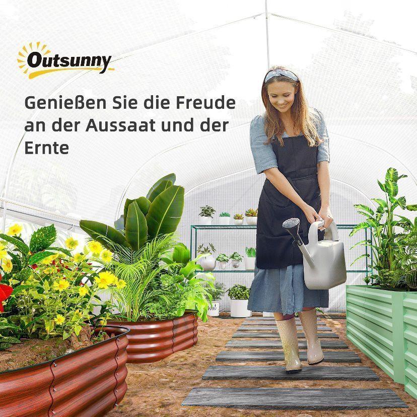Foliengewächshaus 6×3×2 m Garten Gewächshaus