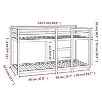 Etagenbett Kinderbett 80x200cm Doppelbett