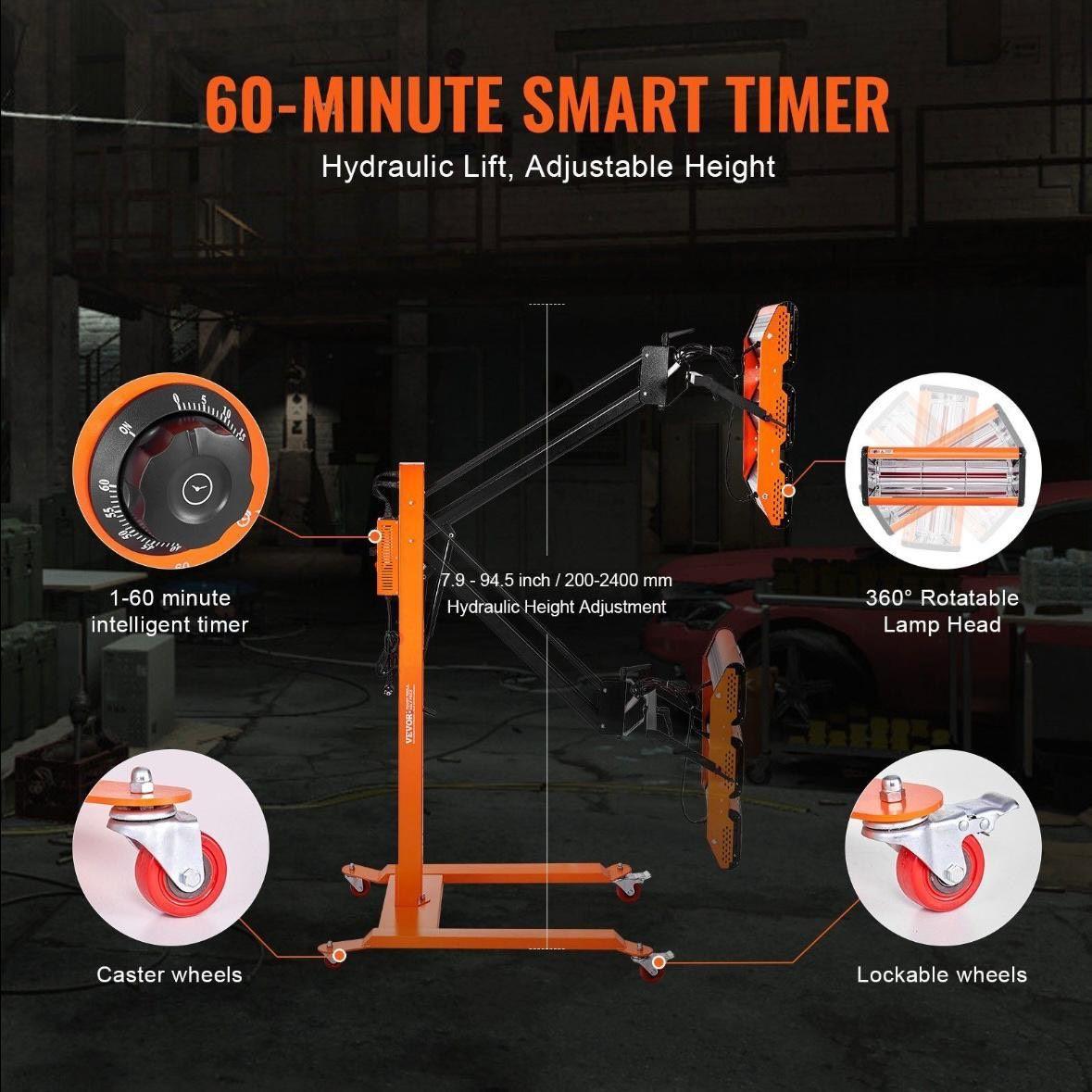 3300W Infrarot Lacktrockner