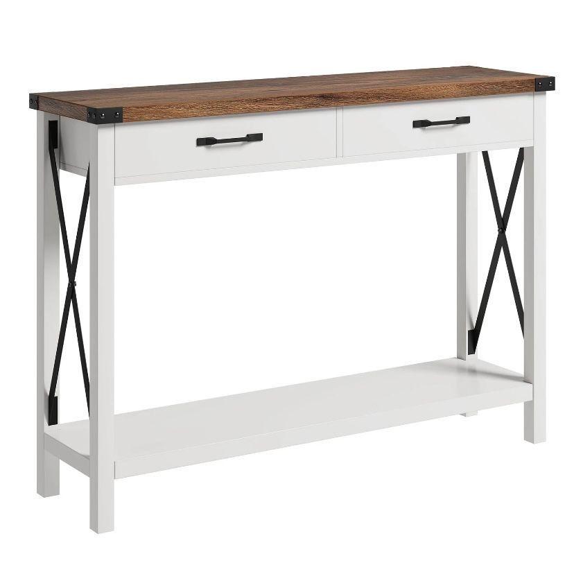 Konsolentisch Flur 110cm Holzoptik