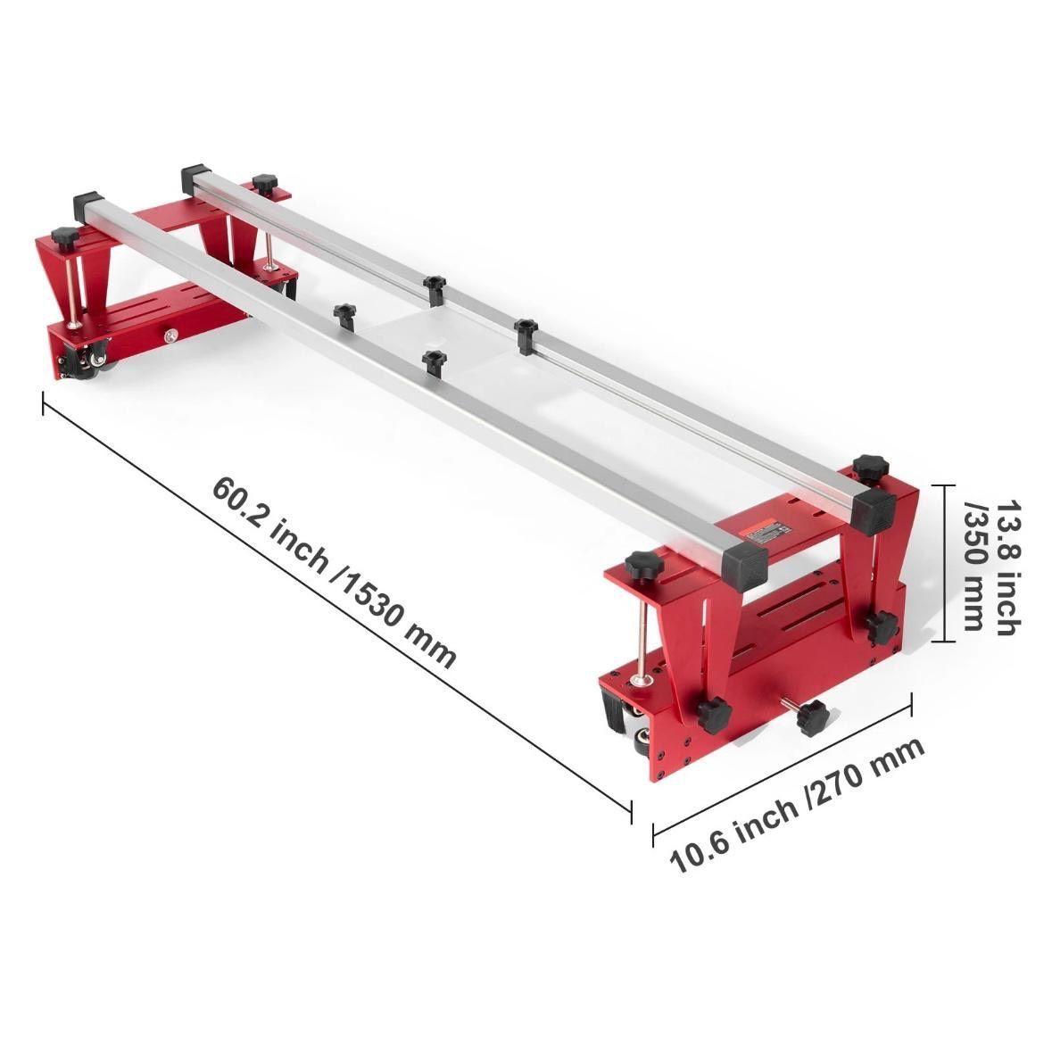 Frässchlitten Holz 1625mm Oberfräse