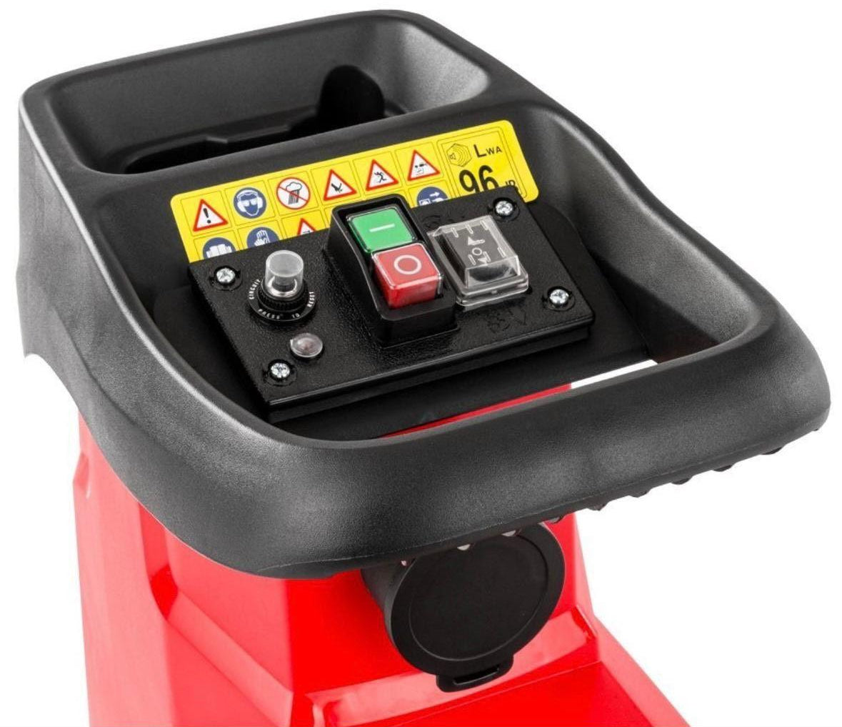Elektro Gartenhäcksler 3000W Asthäcksler Leise Fräswerk 60L