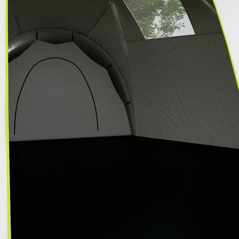 Tunnelzelt für 6–9 Personen 3 Schlafkabinen & Veranda
