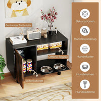 Hundefutterstation Futterschrank Höhenverstellbar Futterstation Haustiere