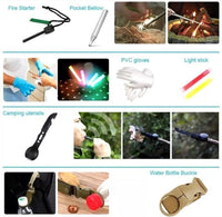 33tlg Survival-Set im Rucksack Outdoor & Notfallausrüstung