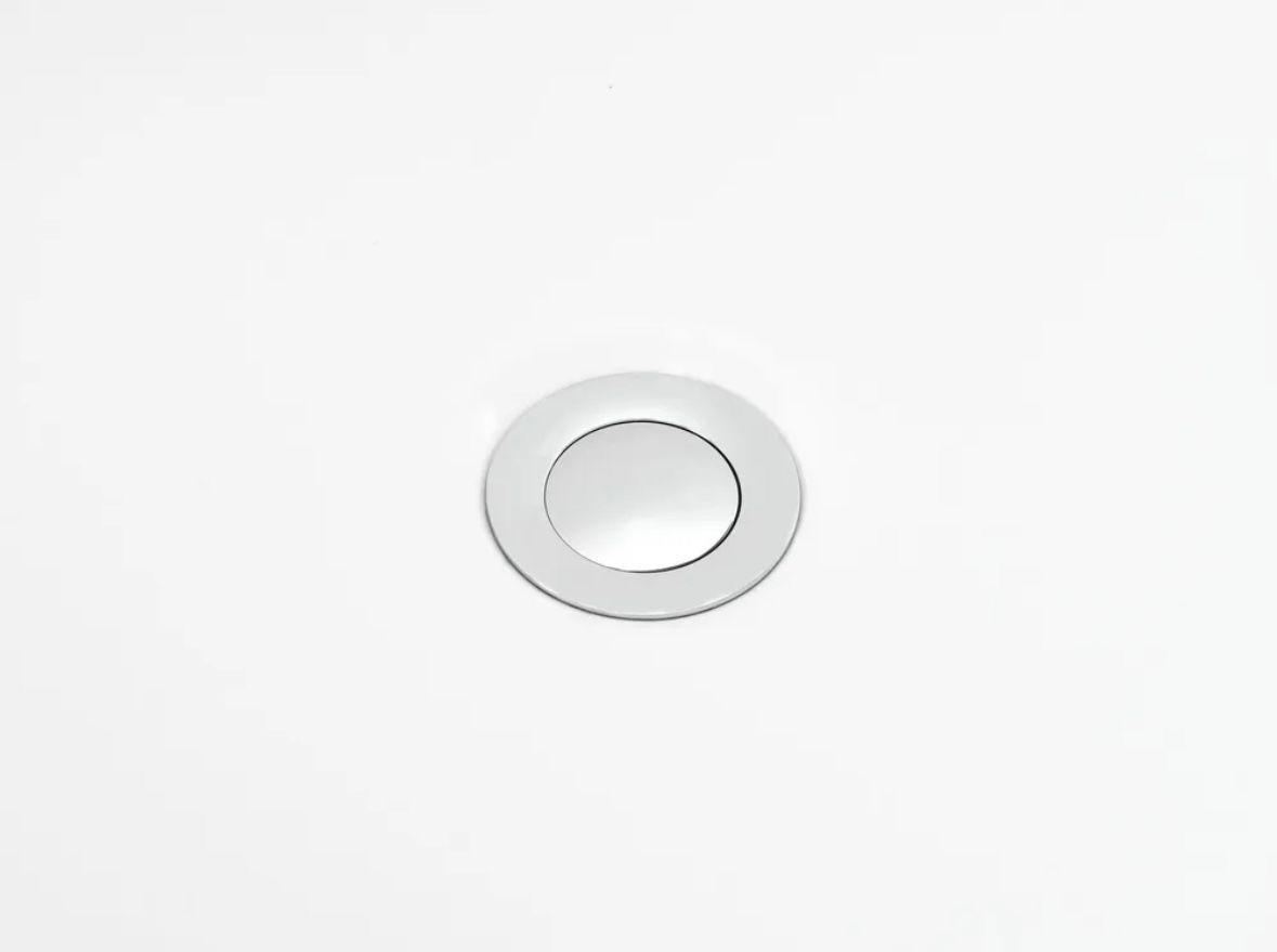 Freistehende Badewanne 160 cm Schwarz Oval