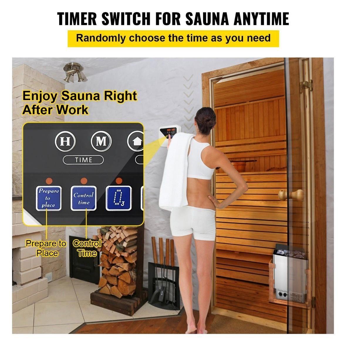 Sauna Steuergerät extern 3–9kW