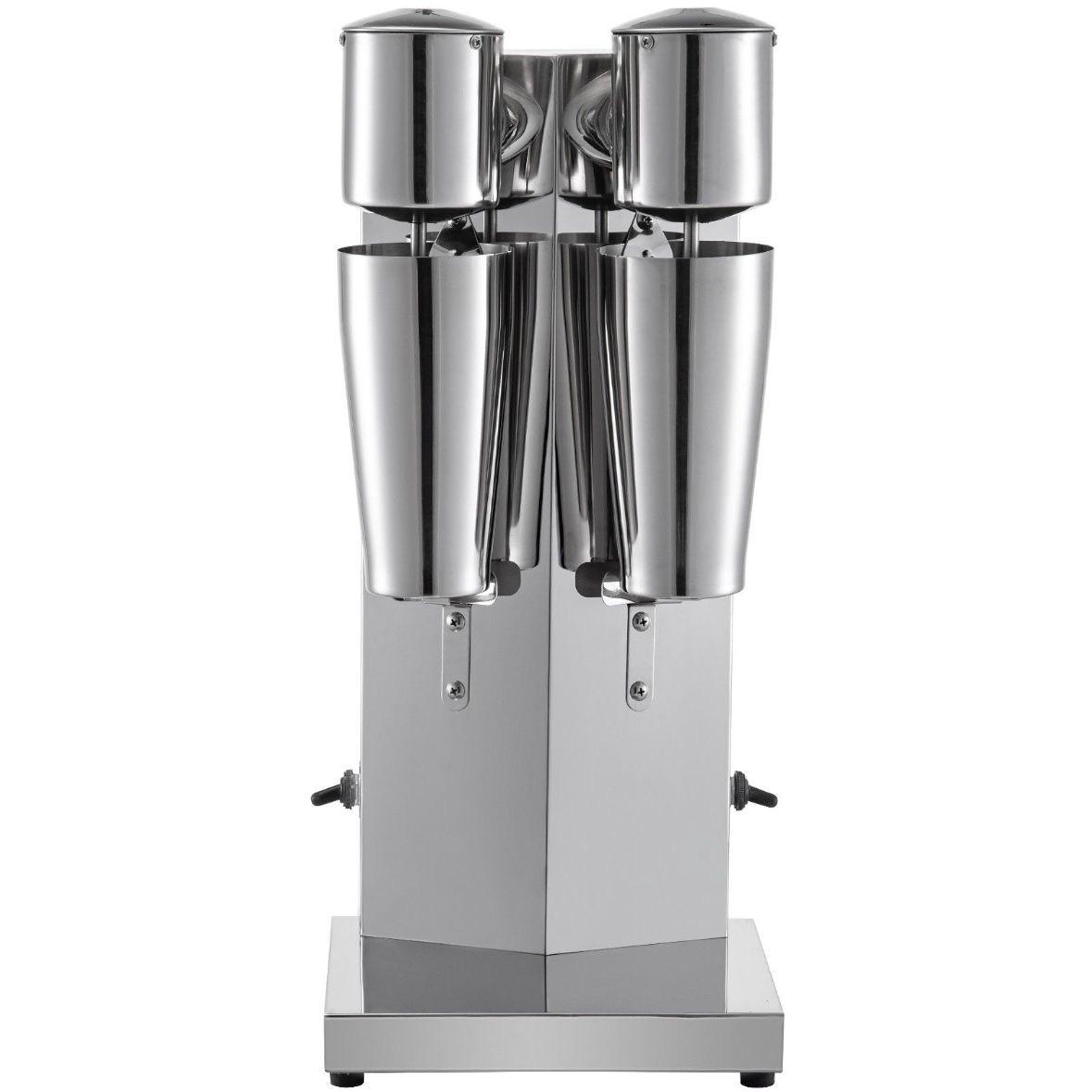 Milchshake Mixer Doppelkopf Edelstahl