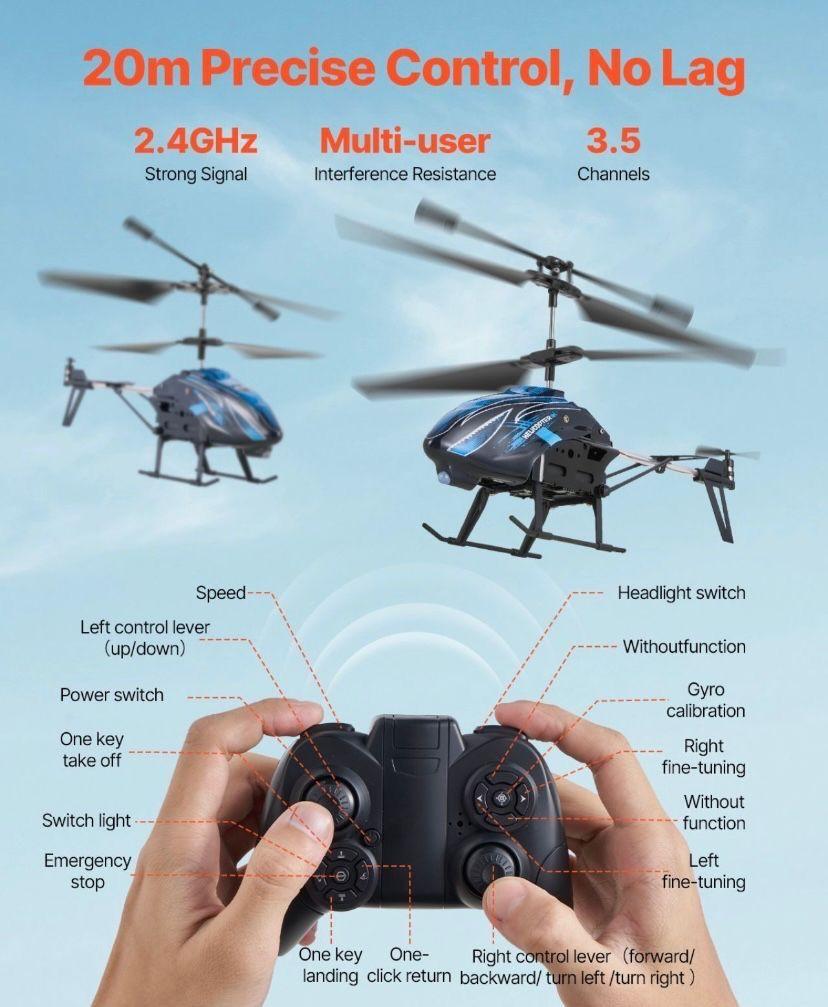 RC-Helikopter 3,5-Kanal mit LED & Gyro