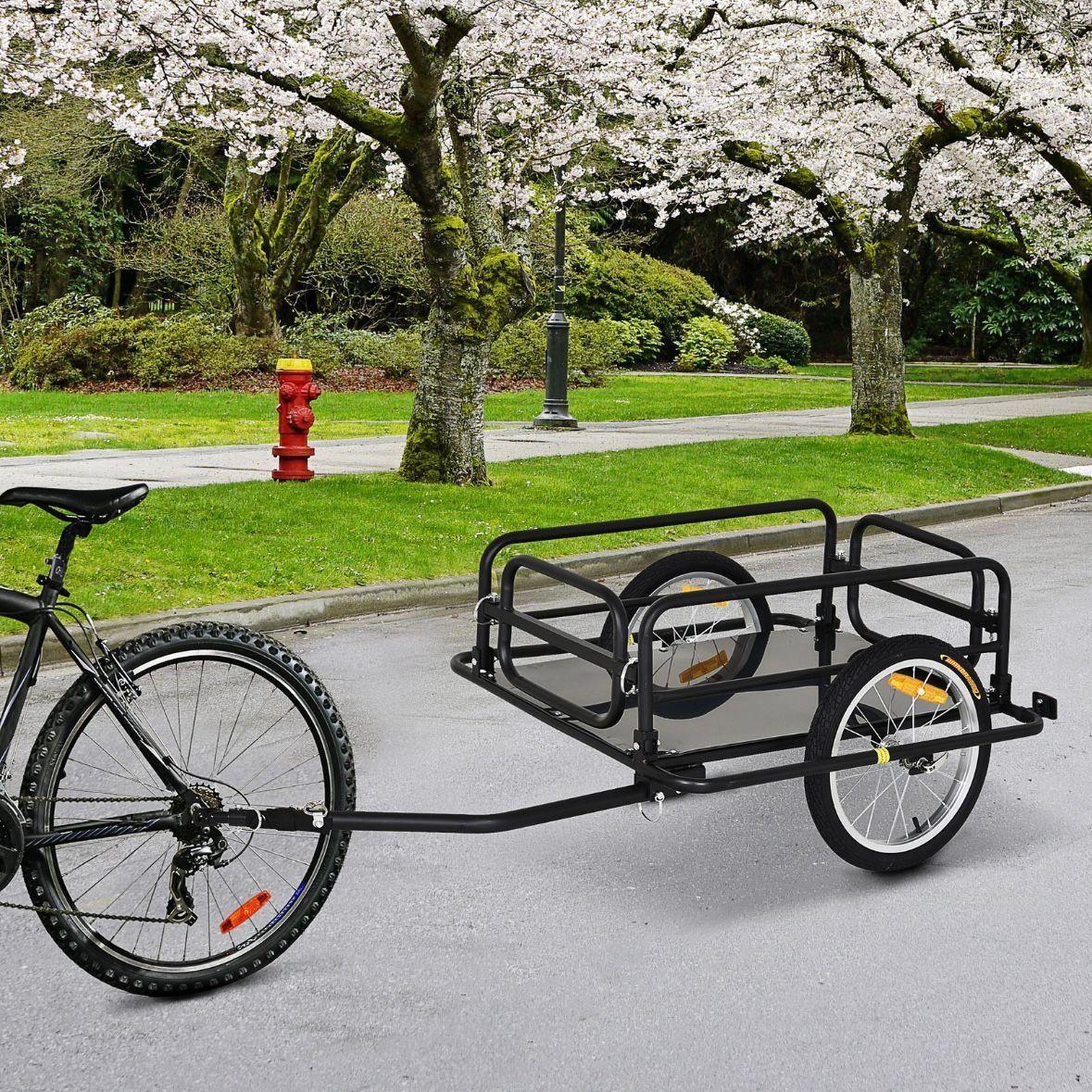 Fahrrad Lastenanhänger 40kg Transportanhänger