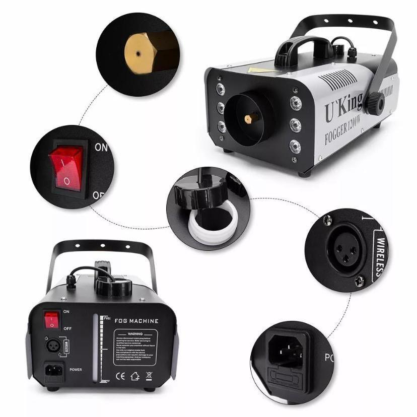 1200W Nebelmaschine mit LED & DMX Fog Machine