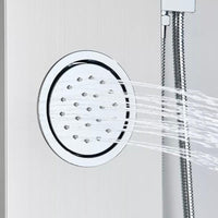 Edelstahl Duschpaneel mit Regendusche & Massagejets