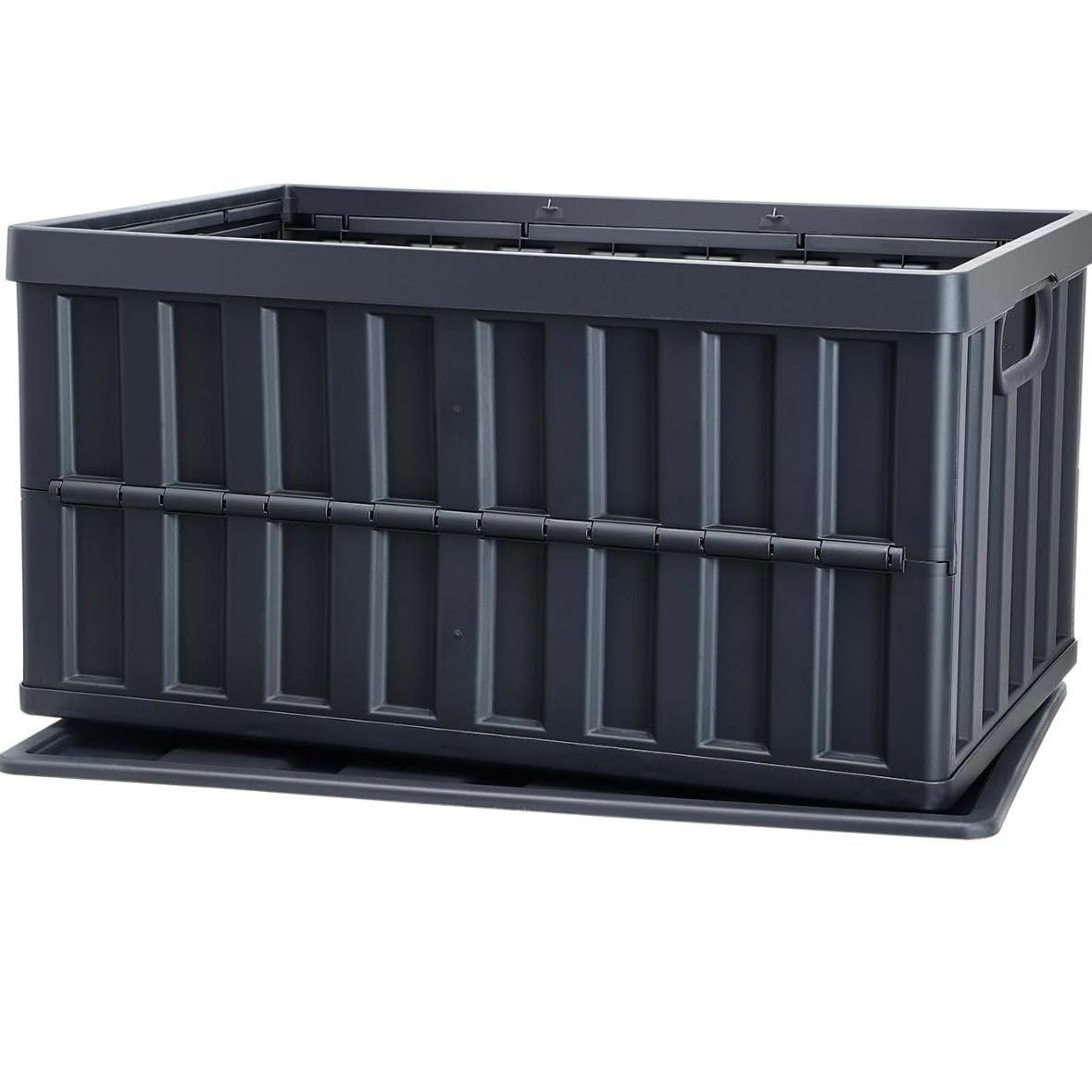 3x Faltbare Aufbewahrungsbox 65L robust & platzsparend