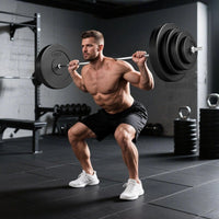 70-kg Langhantelset für effektives Ganzkörpertraining
