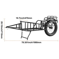 Fahrradanhänger 32kg Einrad