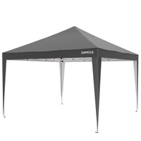 Pavillon 3×3m moderner Sonnenschutz für Garten & Terrasse
