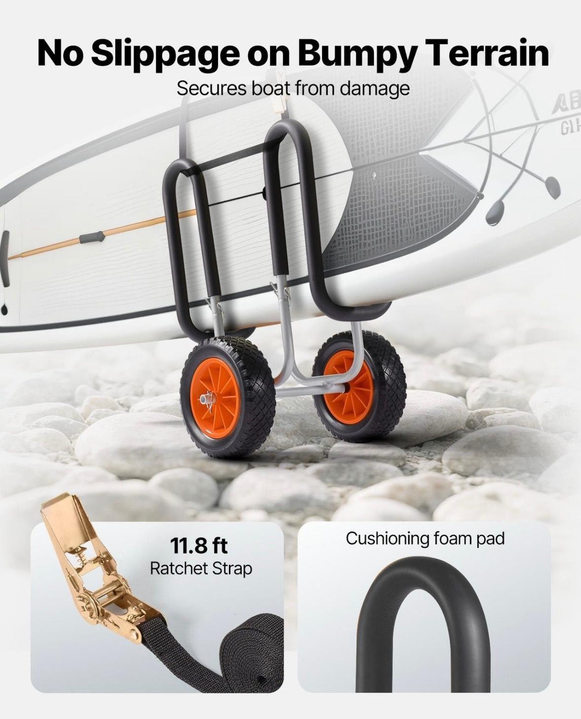 Kajak- & SUP-Transportwagen Faltbarer Trolley