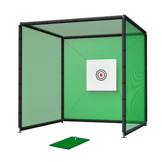Golf Übungsnetz 3×3x3m Trainingskäfig mit Zieltuch