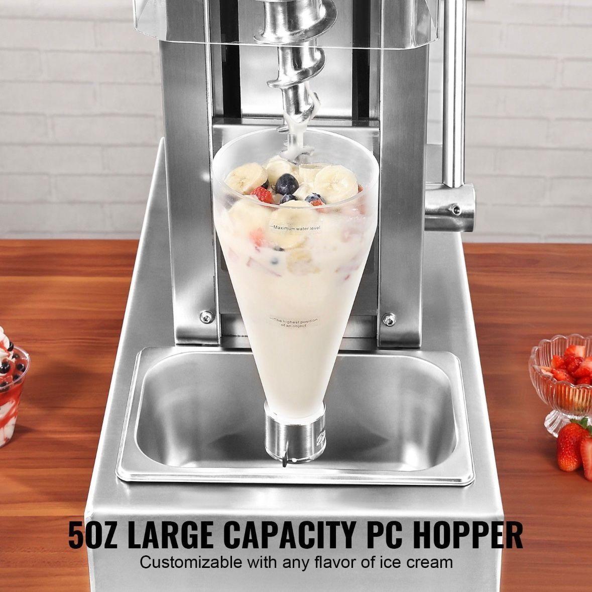 Eiscreme Mixer 750W Eismaschine 2x5L Eis