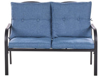 4tlg Gartenset mit Sofa Sessel & Couchtisch Polyratten-Optik