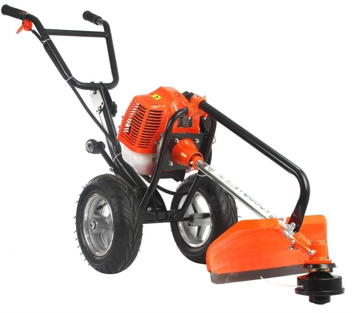 Mobile Gartensense mit Fahrwagen 5,2 PS Benzin Freischneider