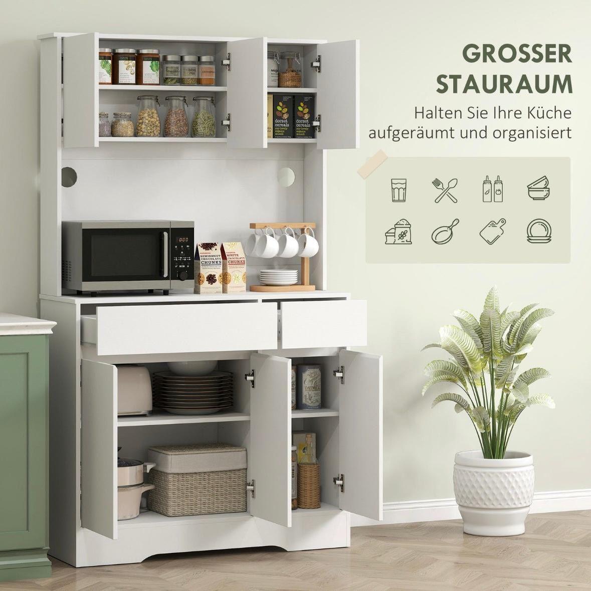 Küchenschrank 180cm Küchenregal
