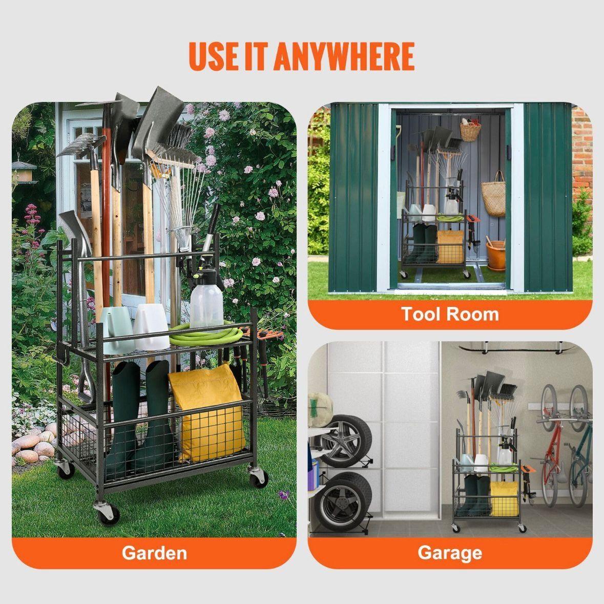 Gartenwerkzeug Organizer Werkzeughalter Garage Werkstatt