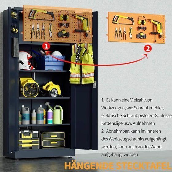 Metallschrank Werkzeugschrank Aktenschrank Werkstatt Büro